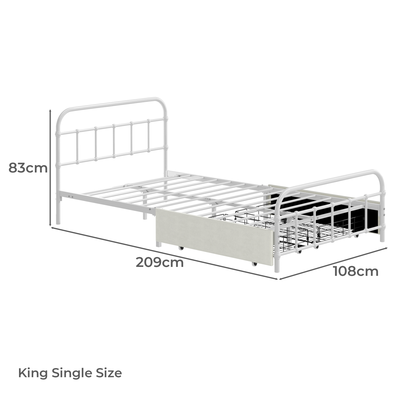 Caelum Bed Frame with Drawers