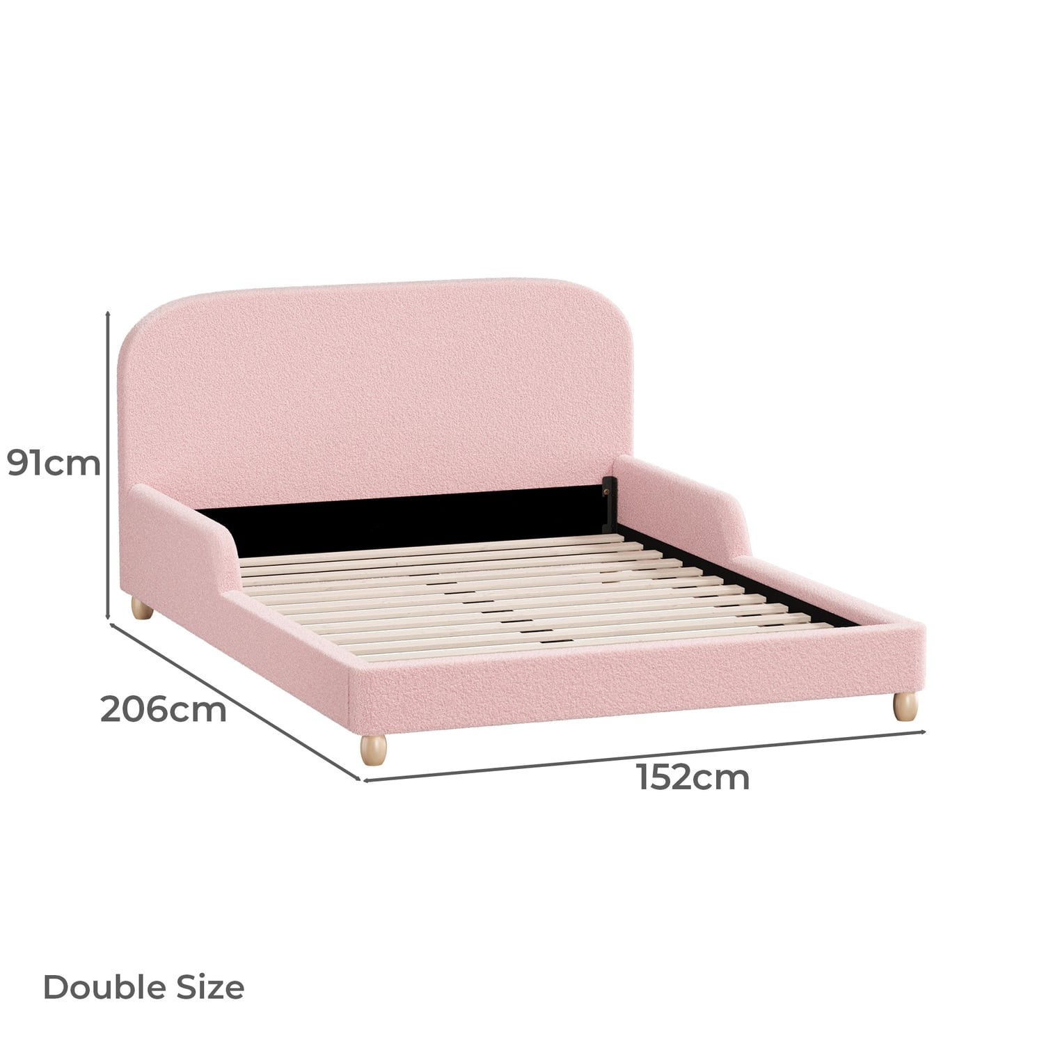Angel Boucle Bed Frame