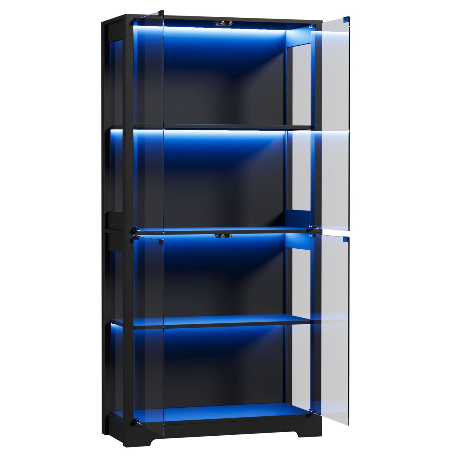 Myles 4 Tier Display Cabinet with LED