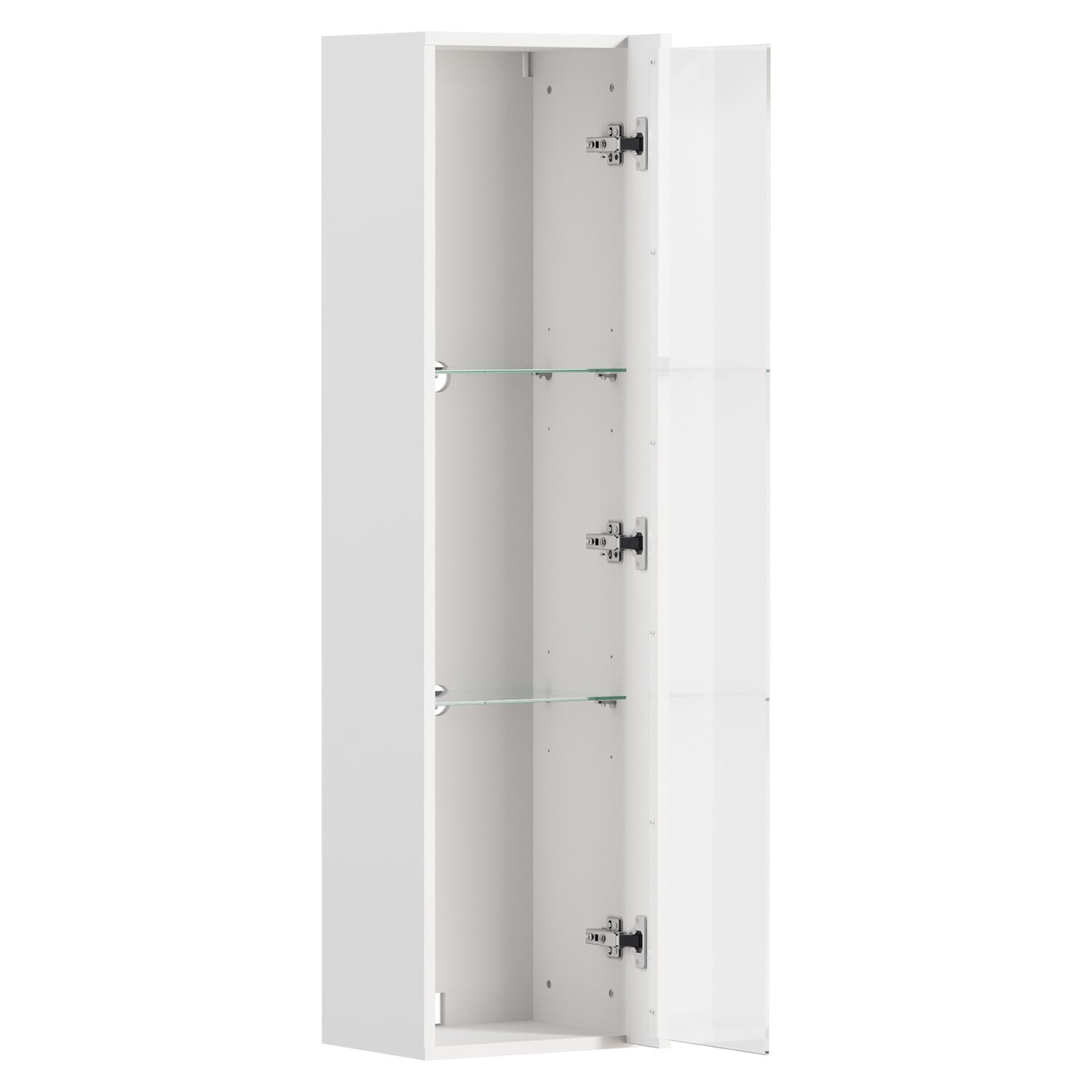 Taiga 3 Tier Wall-Mounted LED Display Cabinet