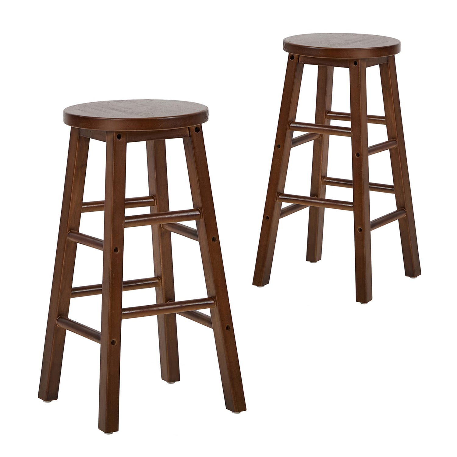 61cm Selvara Rubberwood Counter Stools