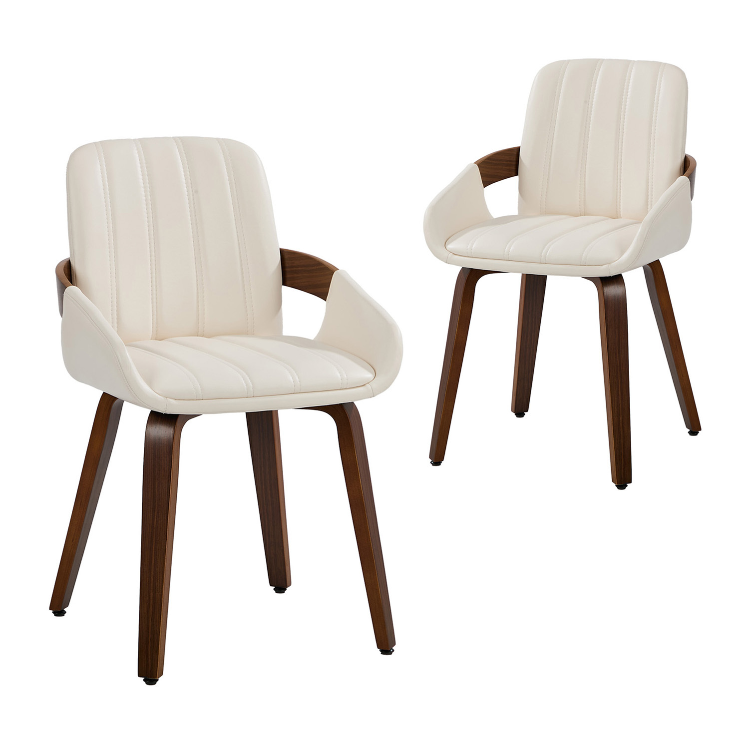 Elvian Faux Leather Dining Chairs