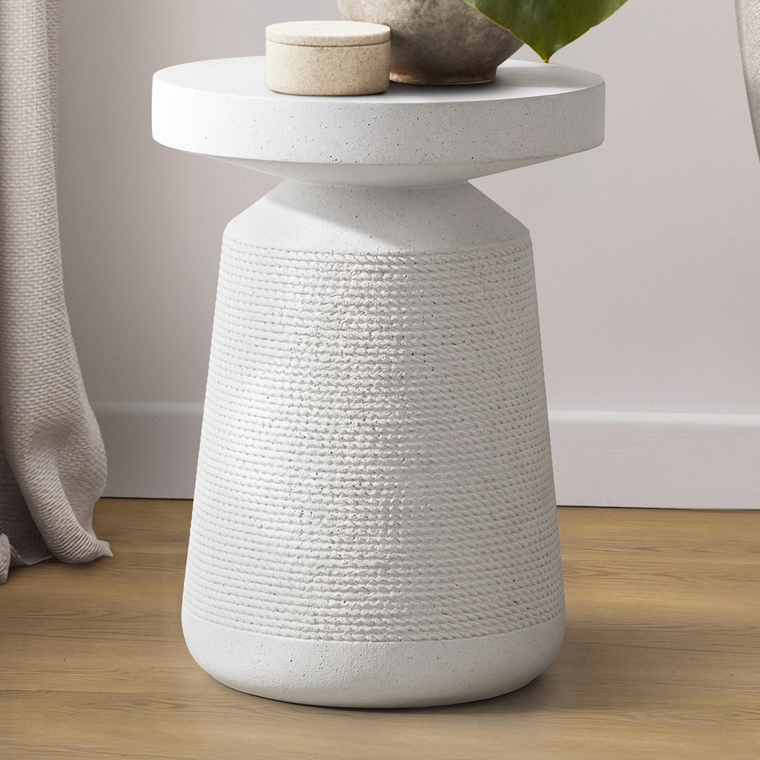 Sybella Cement Side Table