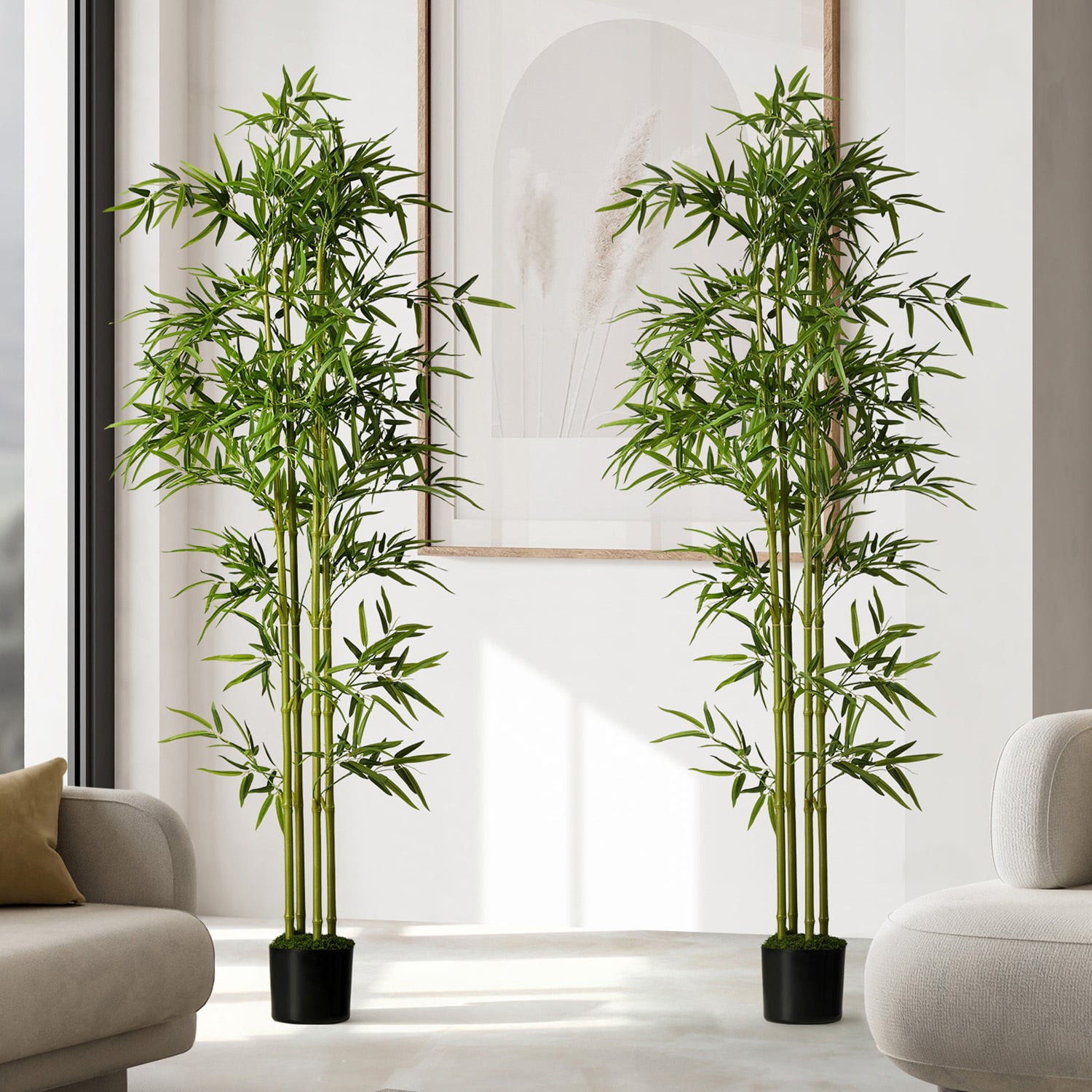 150cm Potted Faux Bamboo Trees