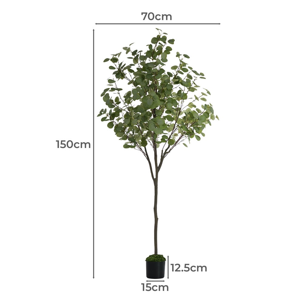 150cm Potted Faux Eucalyptus Trees