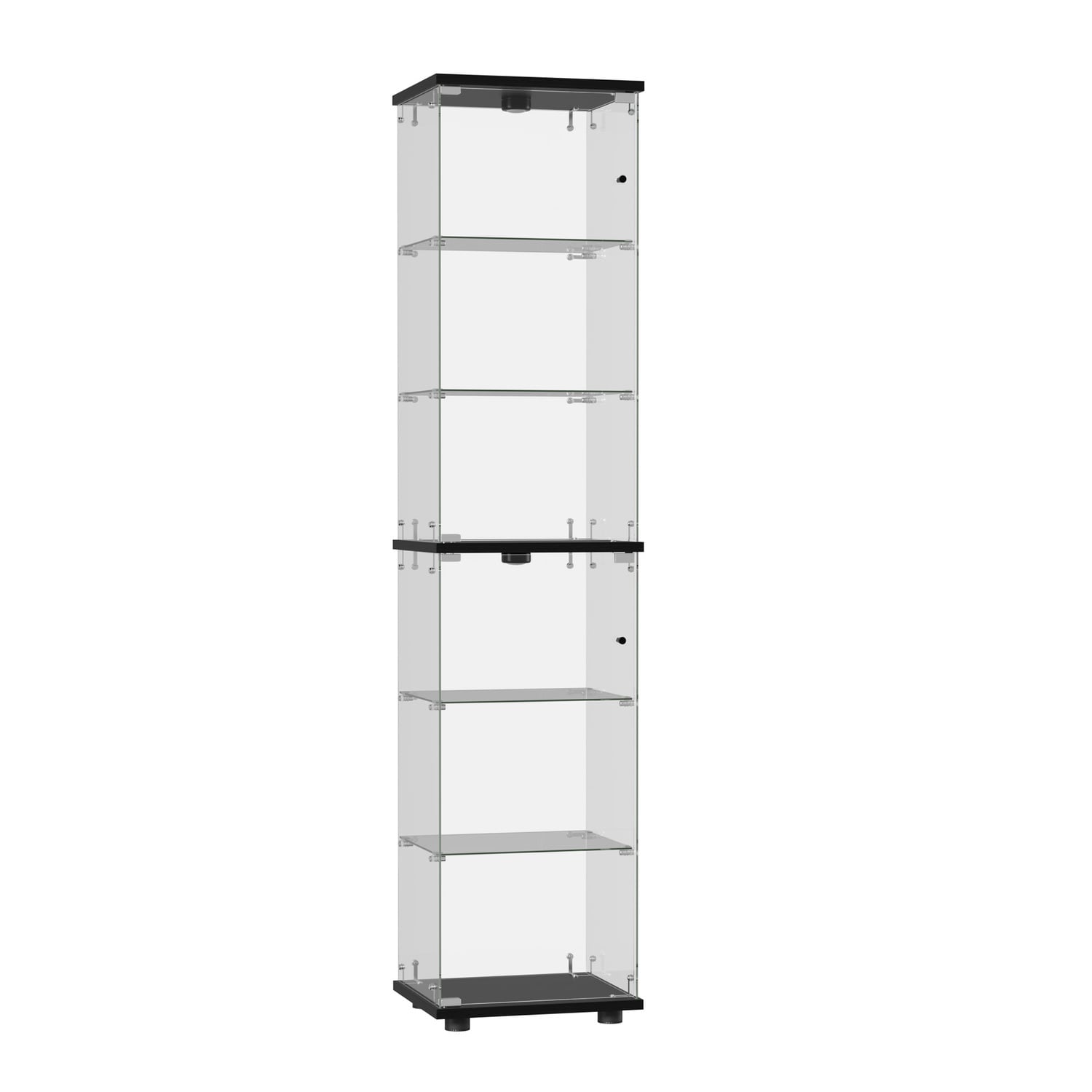 Kieran 6 Tier LED Glass Display Cabinet