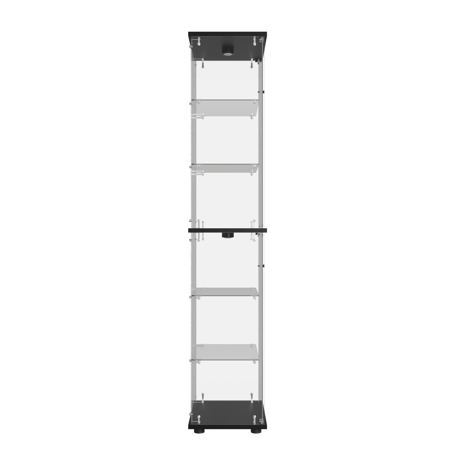 Kieran 6 Tier LED Glass Display Cabinet