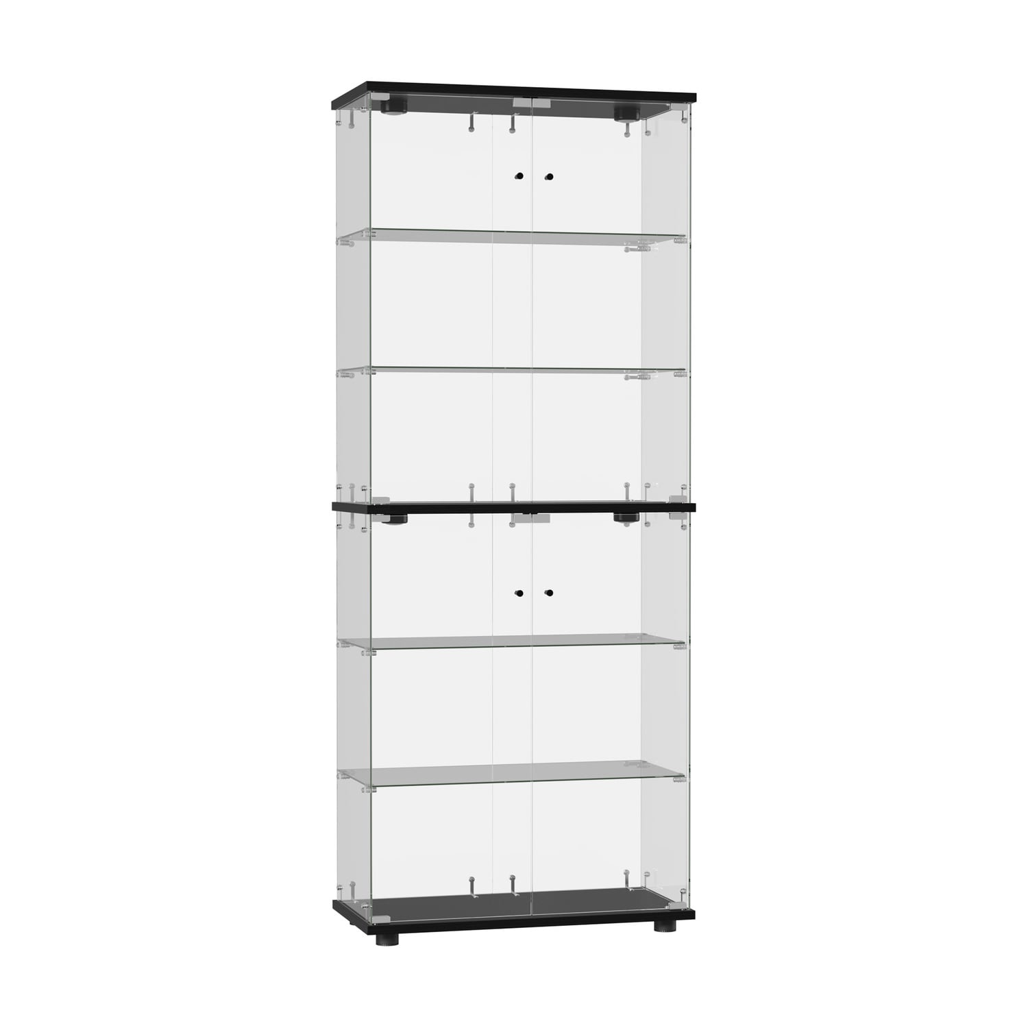 Kieran 6 Tier 2 Door LED Glass Display Cabinet