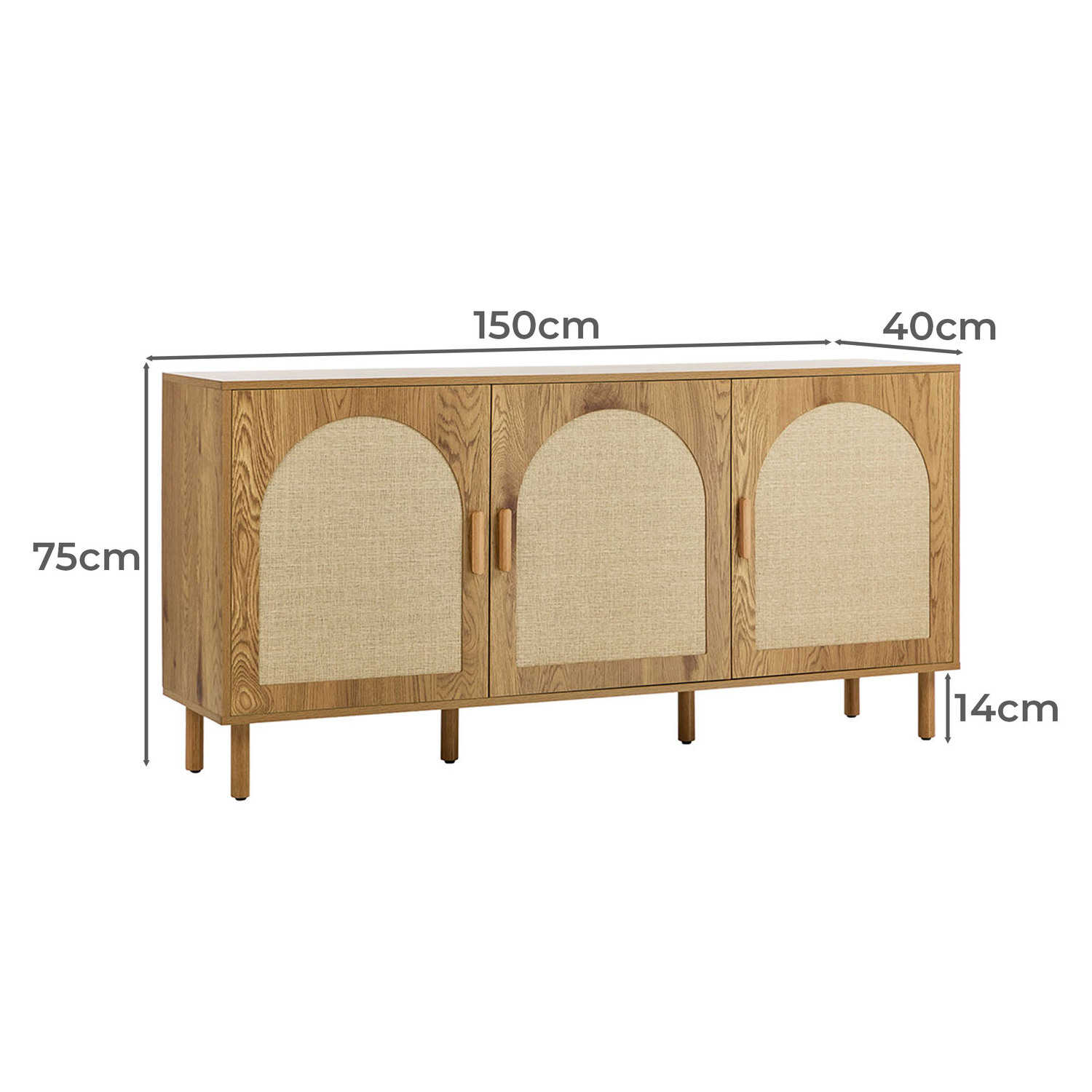 Montana 3 Door Sideboard