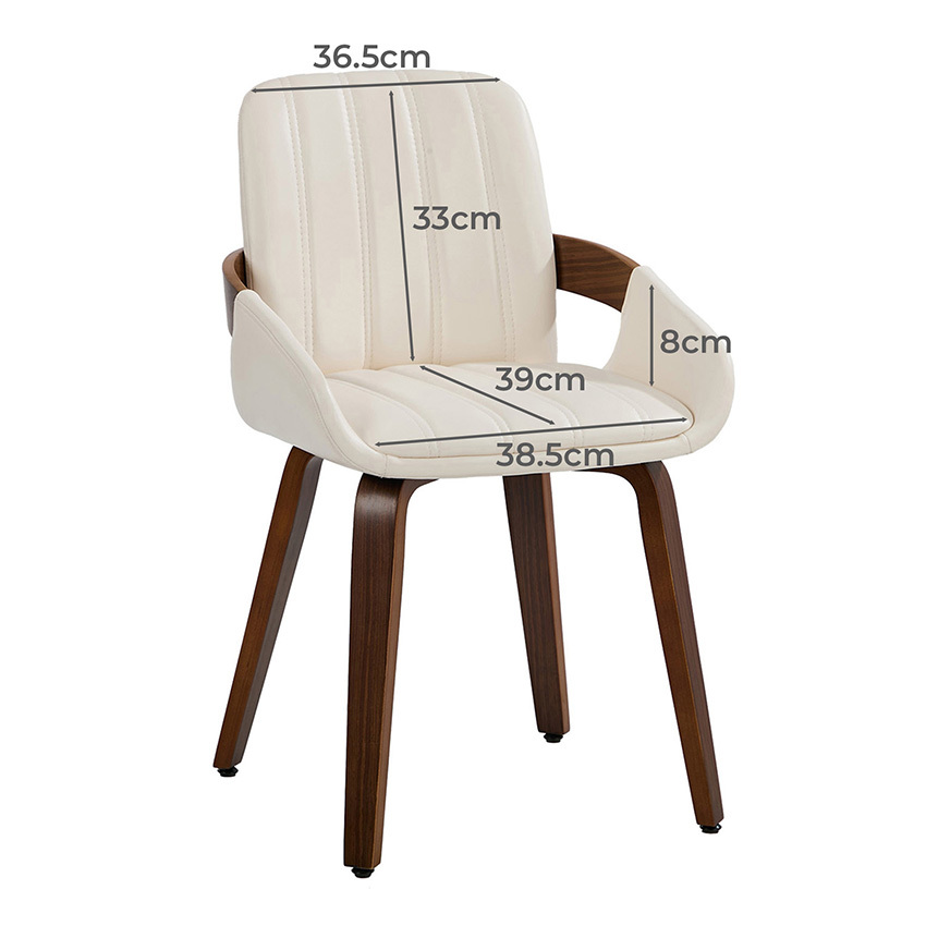 Elvian Faux Leather Dining Chairs