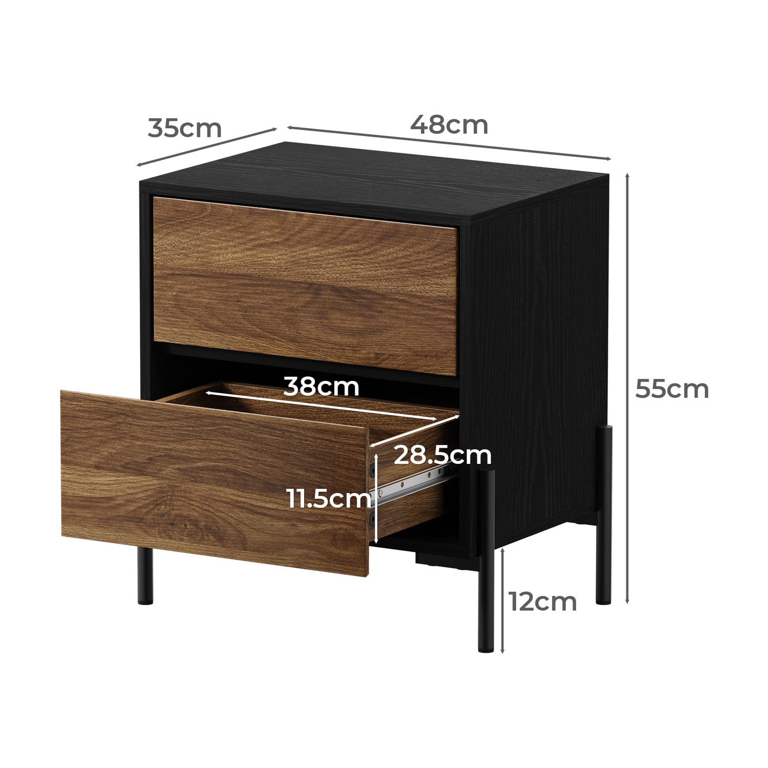 Anneliese Bedside Table