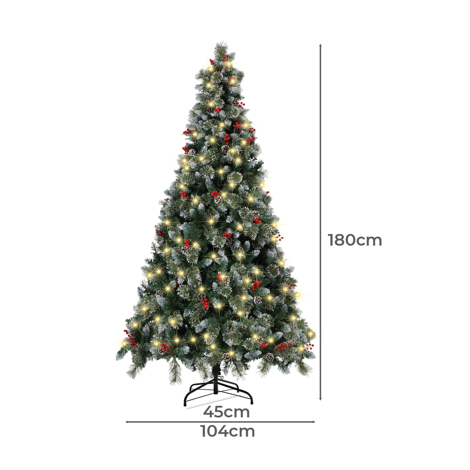 Noel LED Christmas Tree with Ornaments