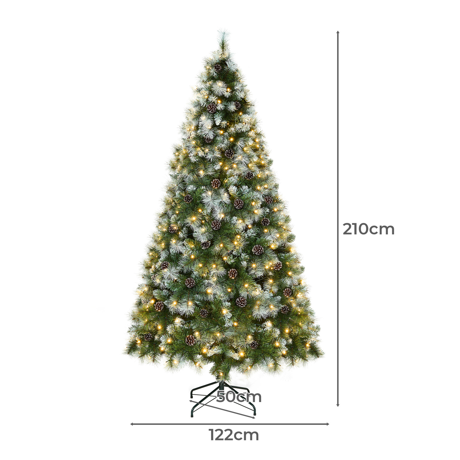 Feliz LED Snowy Christmas Tree