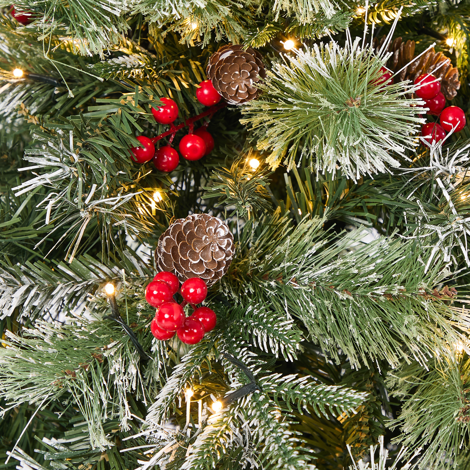 Frosted Effie LED Christmas Tree