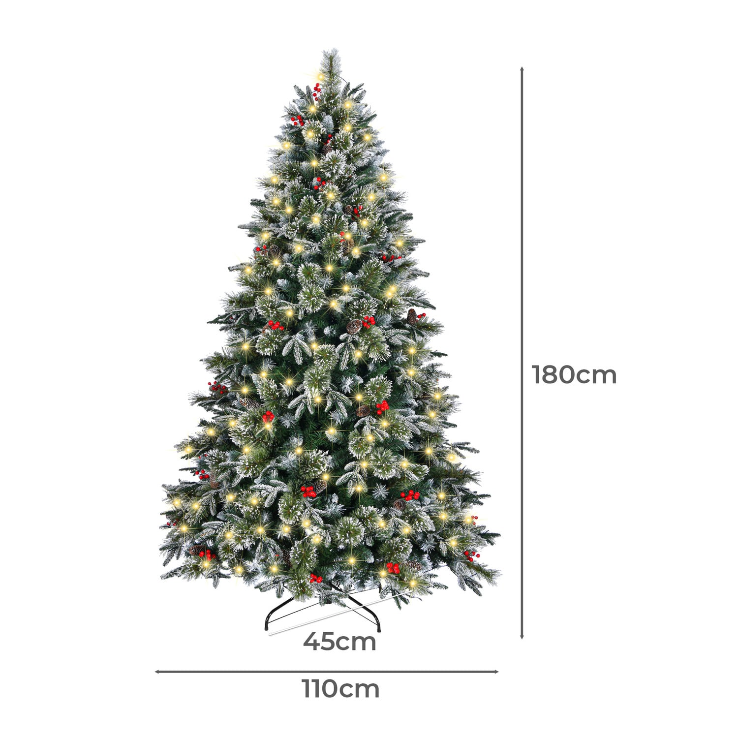Frosted Effie LED Christmas Tree