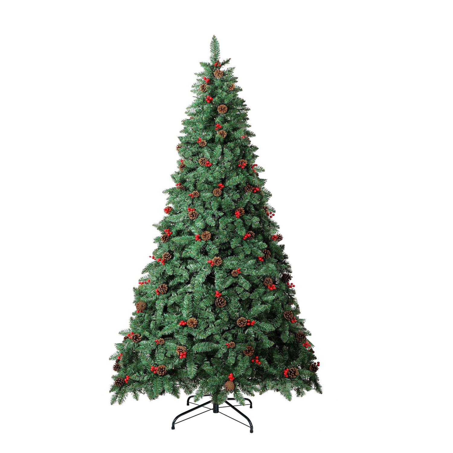 Meri LED Christmas Tree with Faux Pine Cones