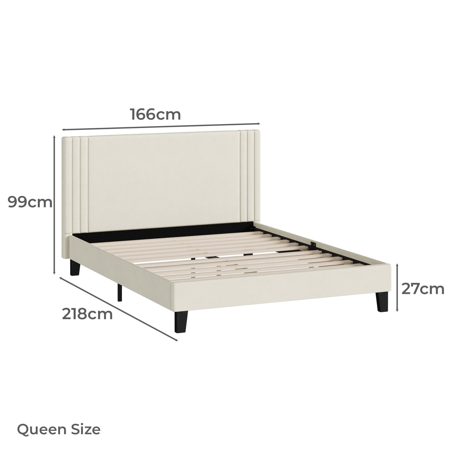 Anatol Velvet Platform Bed