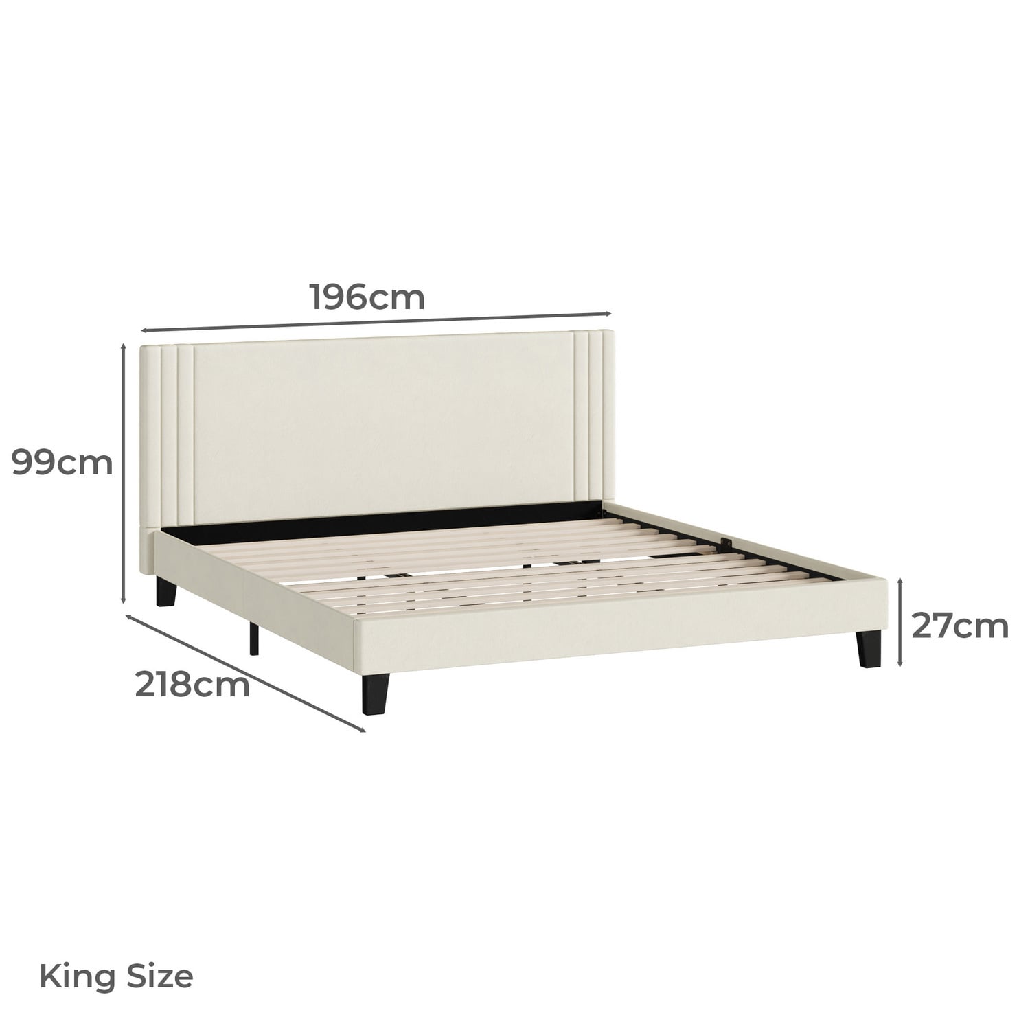 Anatol Velvet Platform Bed