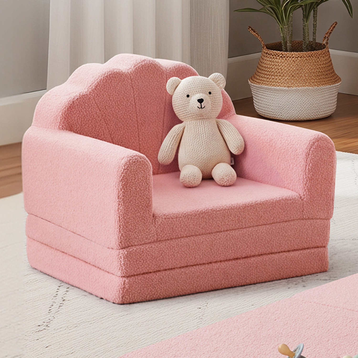 Kids' Clarion Sherpa Sofa Bed