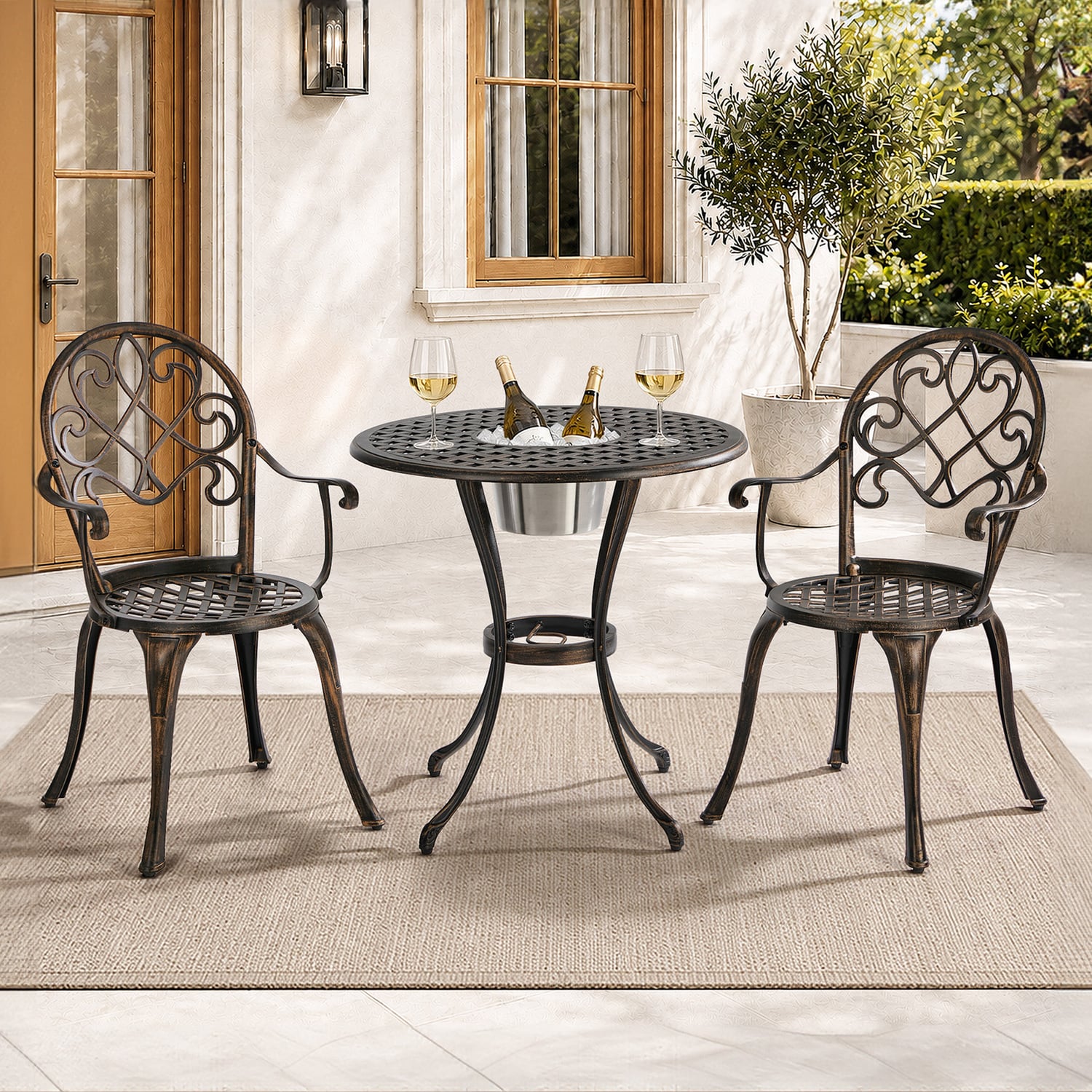 2 Seater Harriet Outdoor Bistro Set
