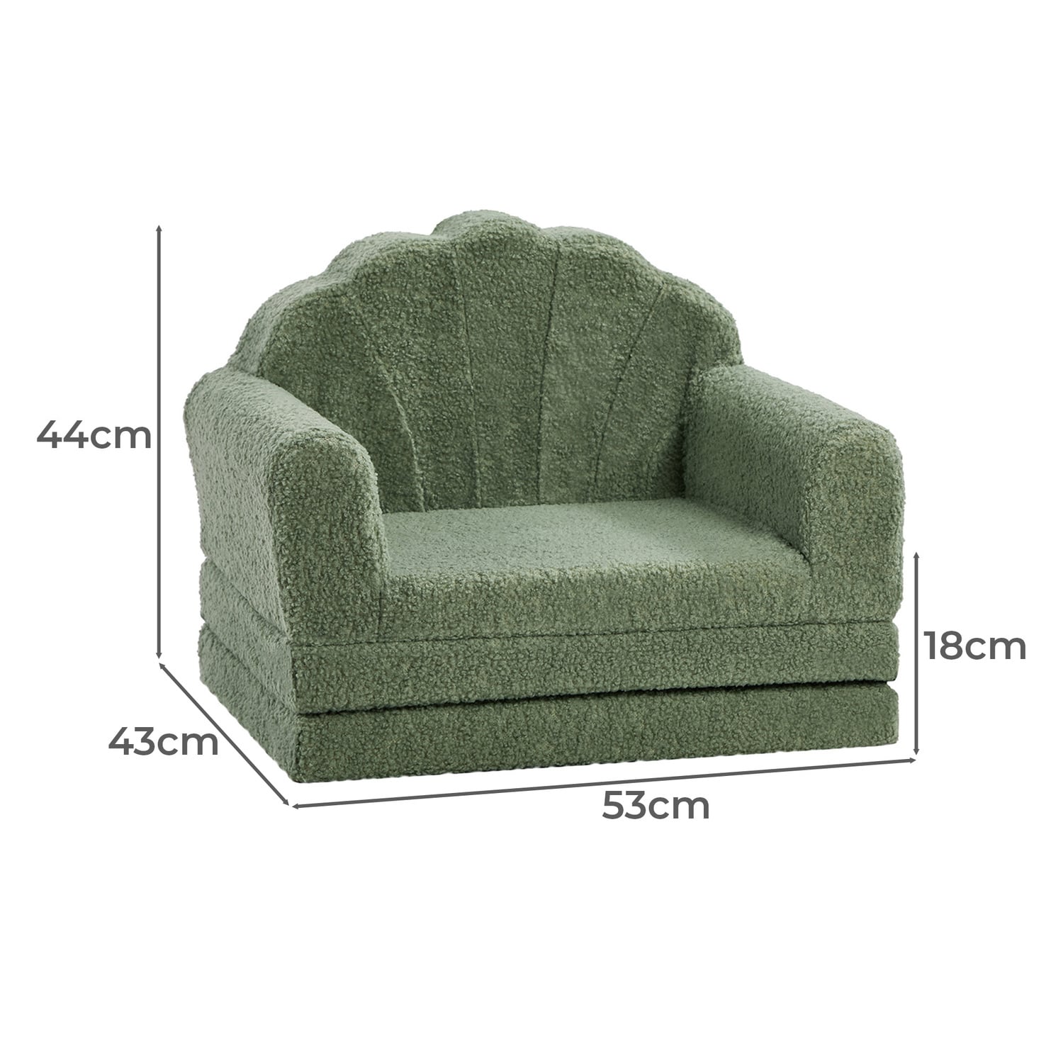 Kids' Clarion Sherpa Sofa Bed