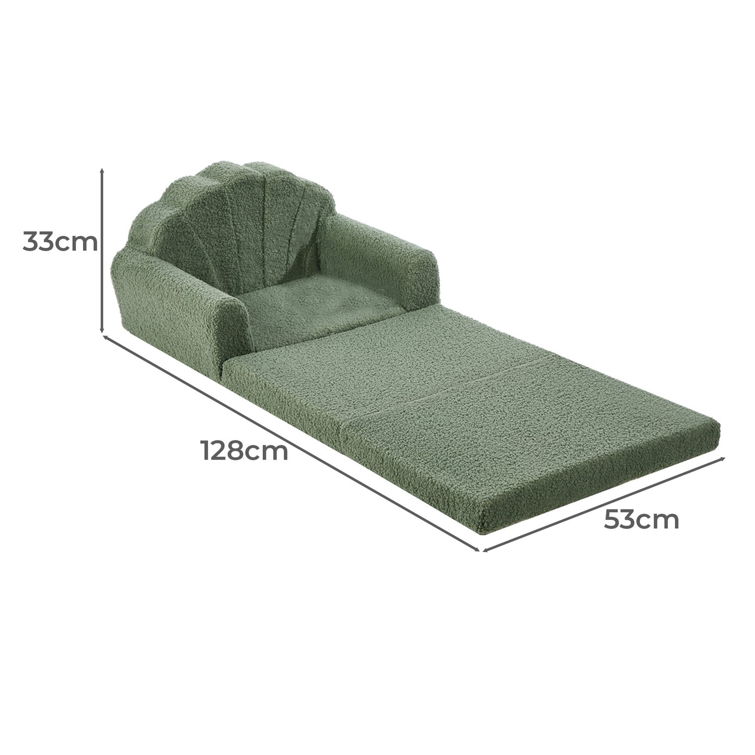 Kids' Clarion Sherpa Sofa Bed