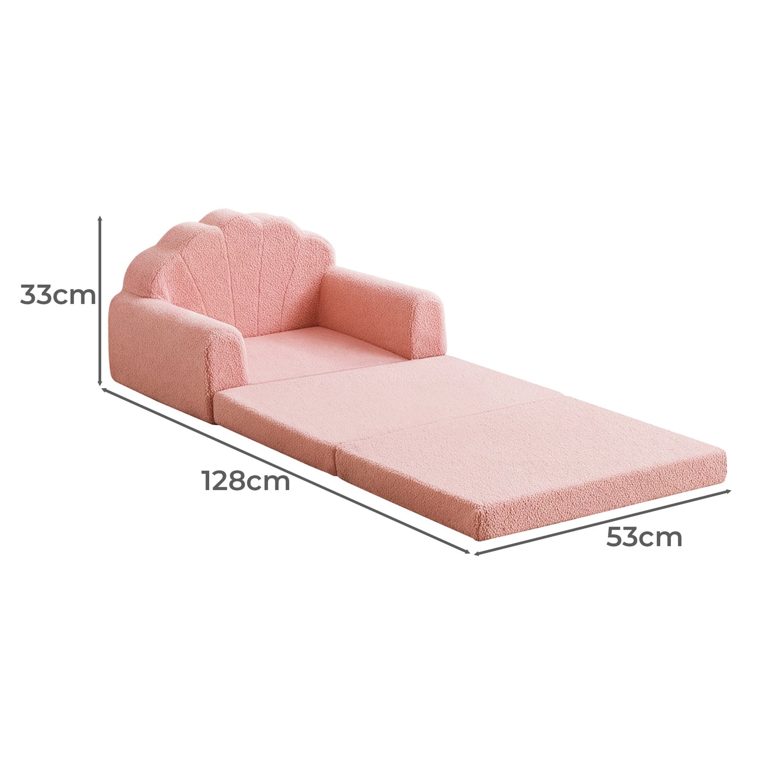 Kids' Clarion Sherpa Sofa Bed