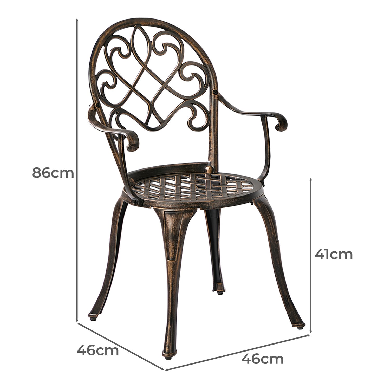 2 Seater Harriet Outdoor Bistro Set