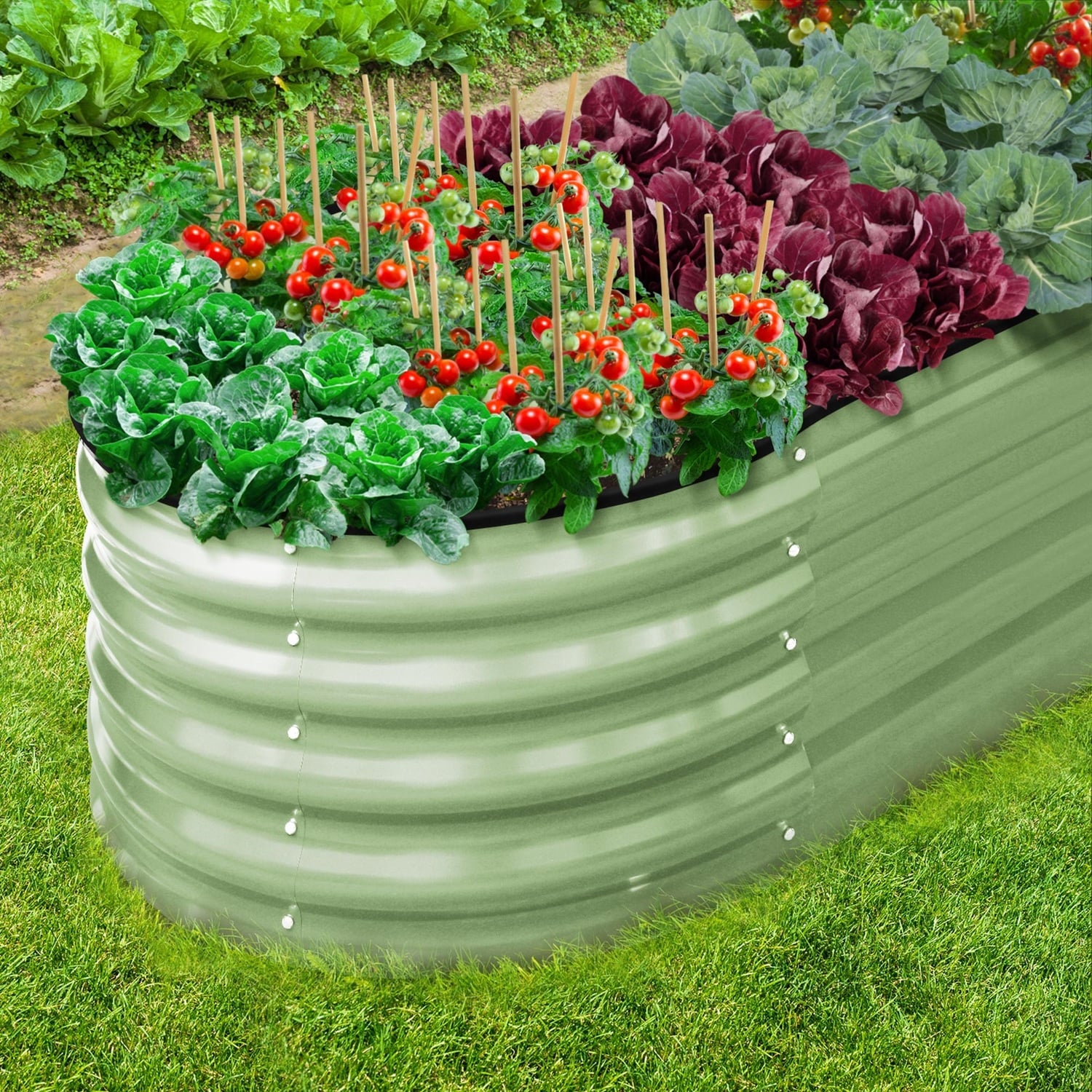 Gordo Galvanised Steel Raised Garden Bed