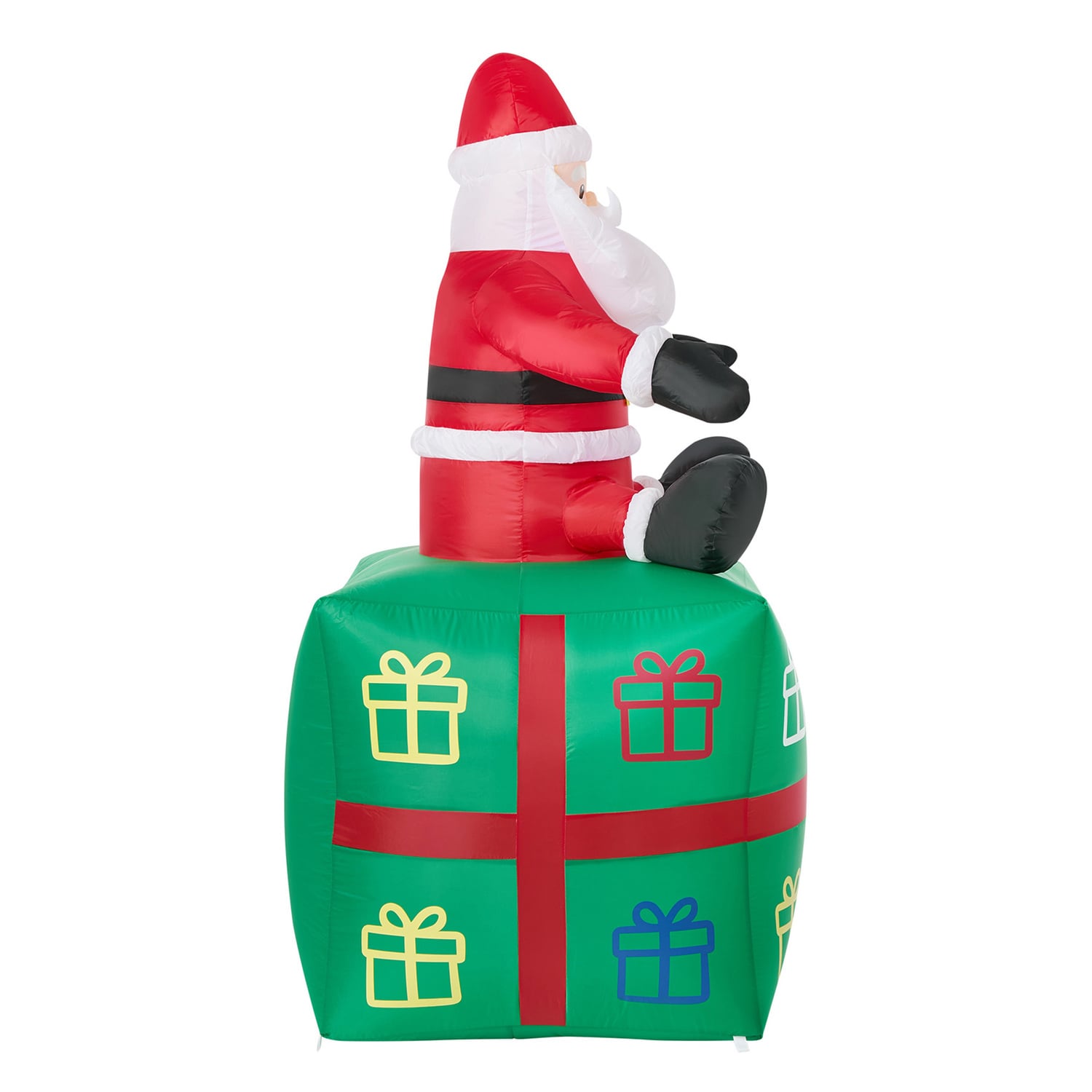 Santa Gift Box LED Inflatable Christmas Decoration