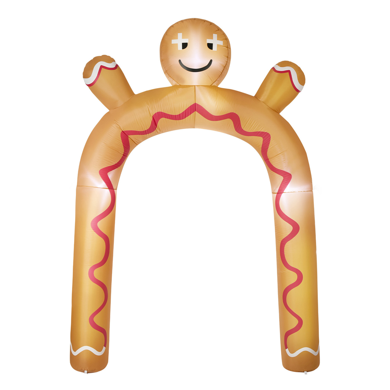 Gingerbread Man Arched LED Inflatable Christmas Decoration
