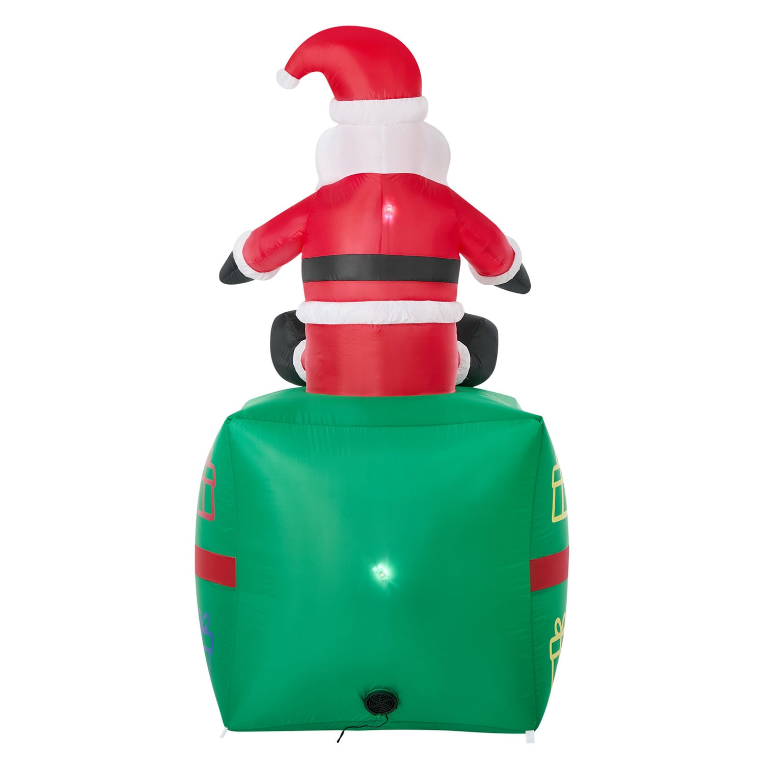 Santa Gift Box LED Inflatable Christmas Decoration