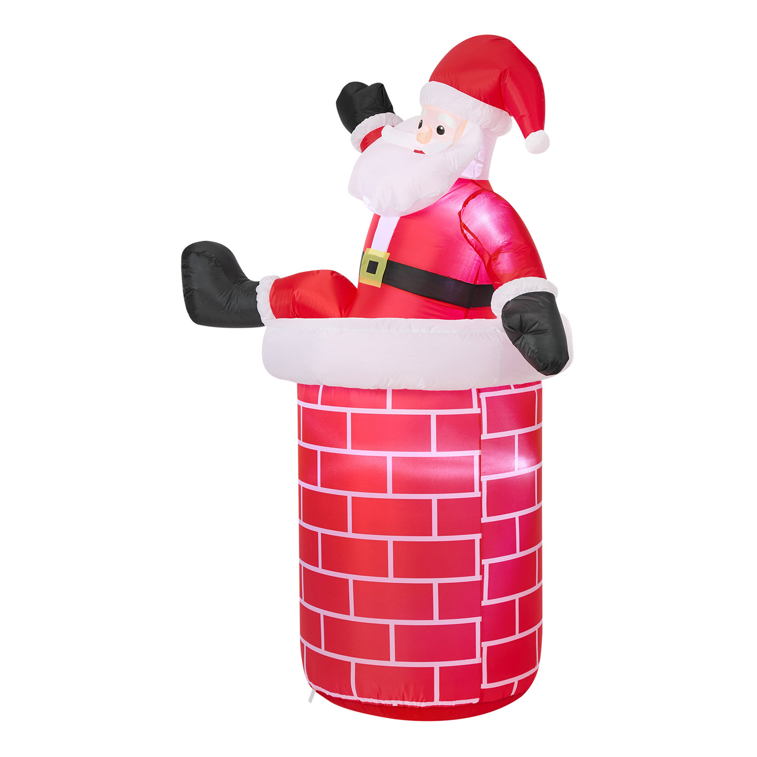 Santa Chimney LED Inflatable Christmas Decoration