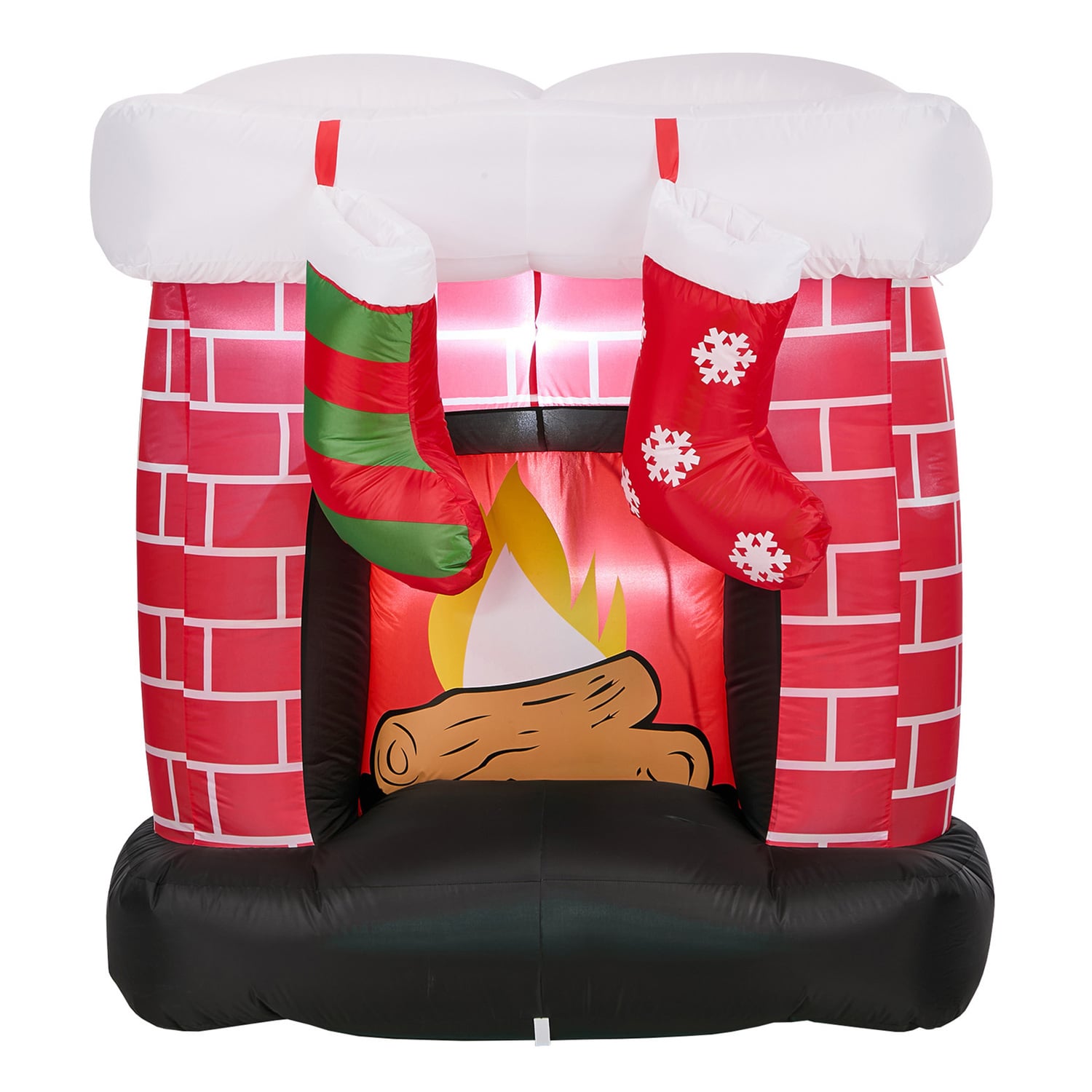Fireplace LED Inflatable Christmas Decoration