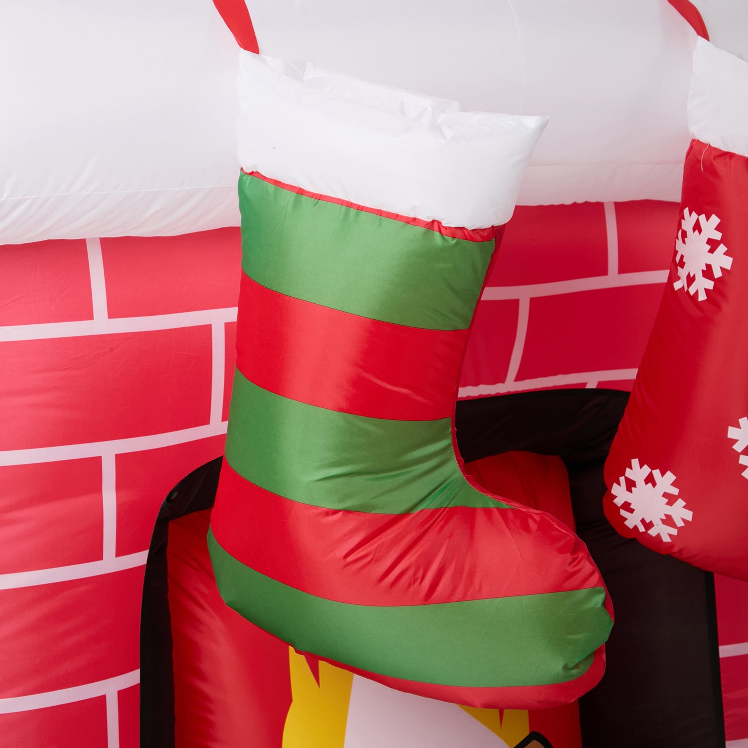 Fireplace LED Inflatable Christmas Decoration