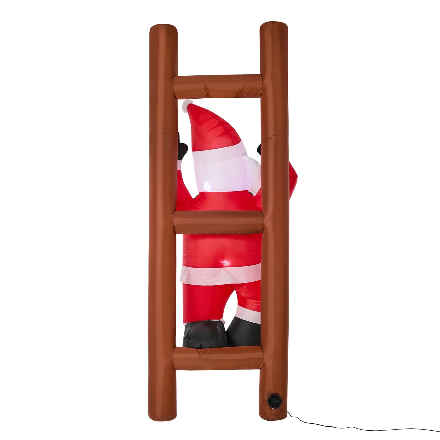 Santa Ladder LED Inflatable Christmas Decoration