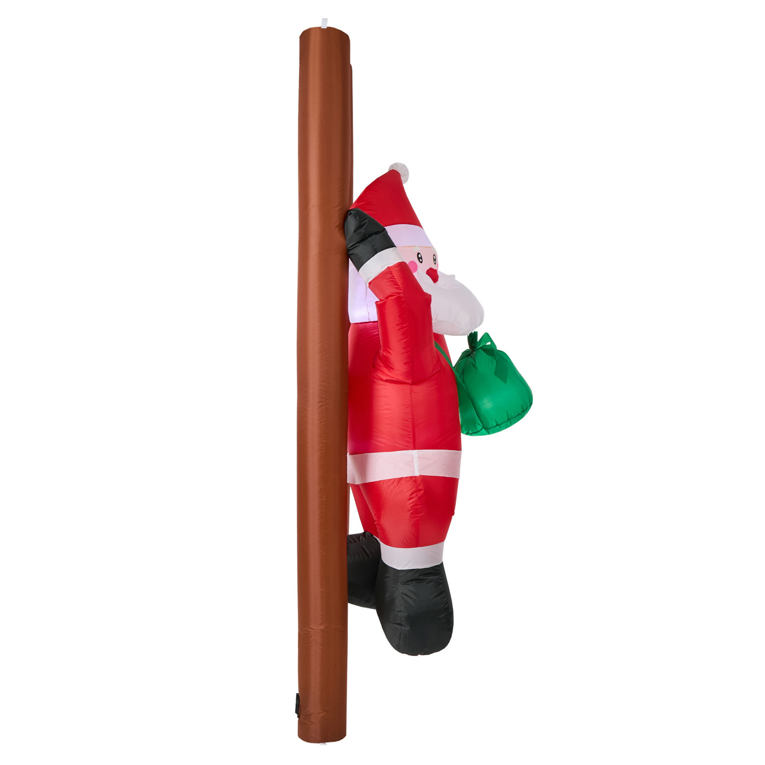 Santa Ladder LED Inflatable Christmas Decoration