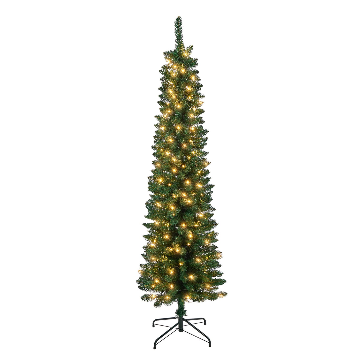 180cm Green Slim LED Christmas Tree