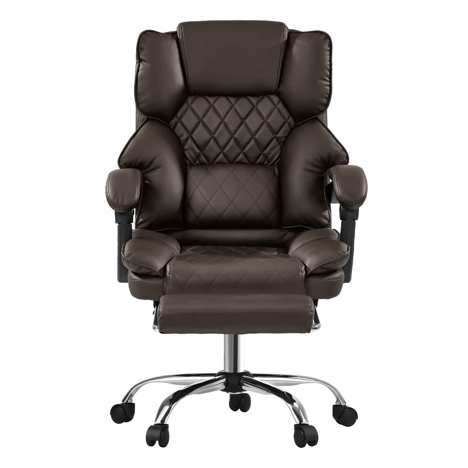 Lewiston Faux Leather Executive Chair with Footrest