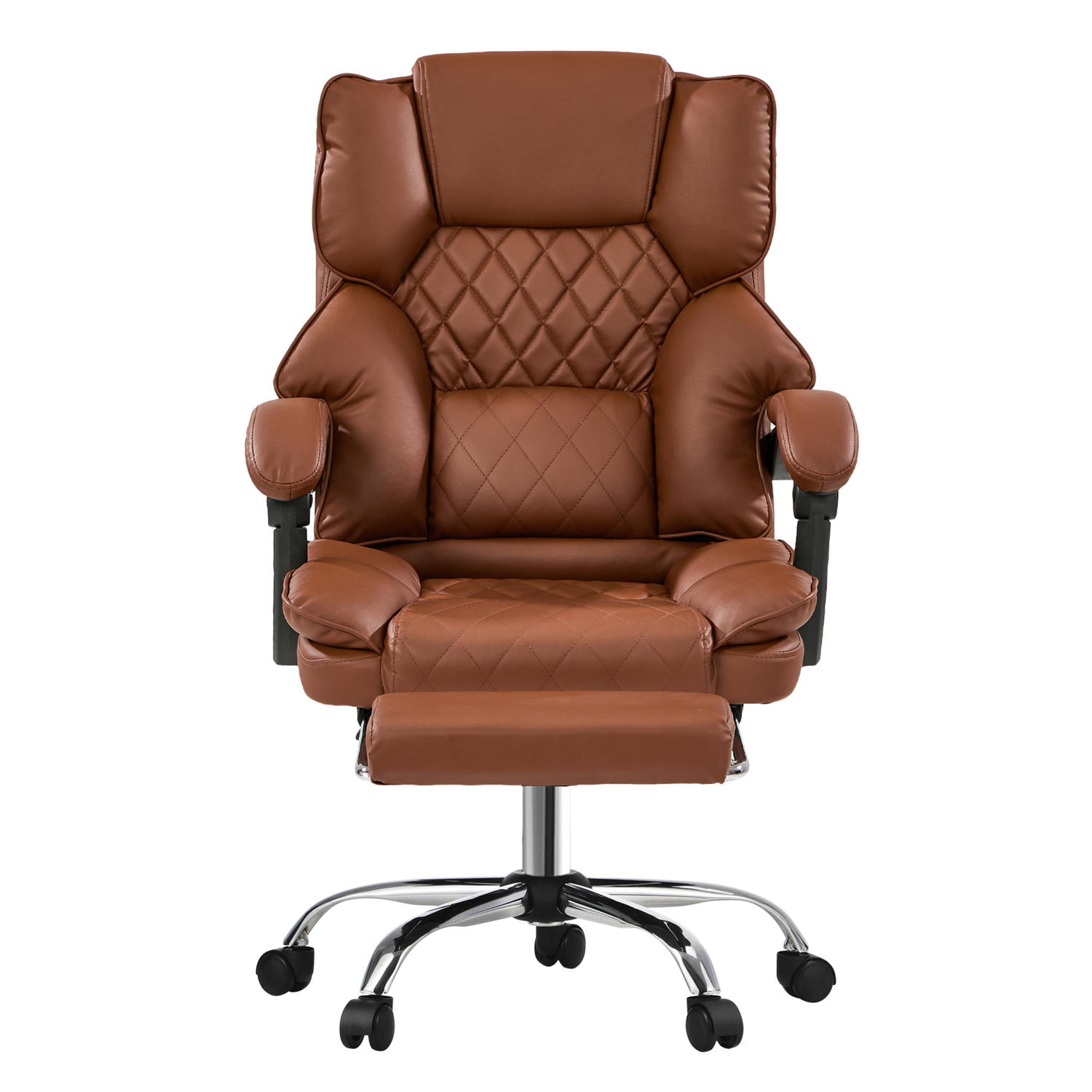 Lewiston Faux Leather Executive Chair with Footrest
