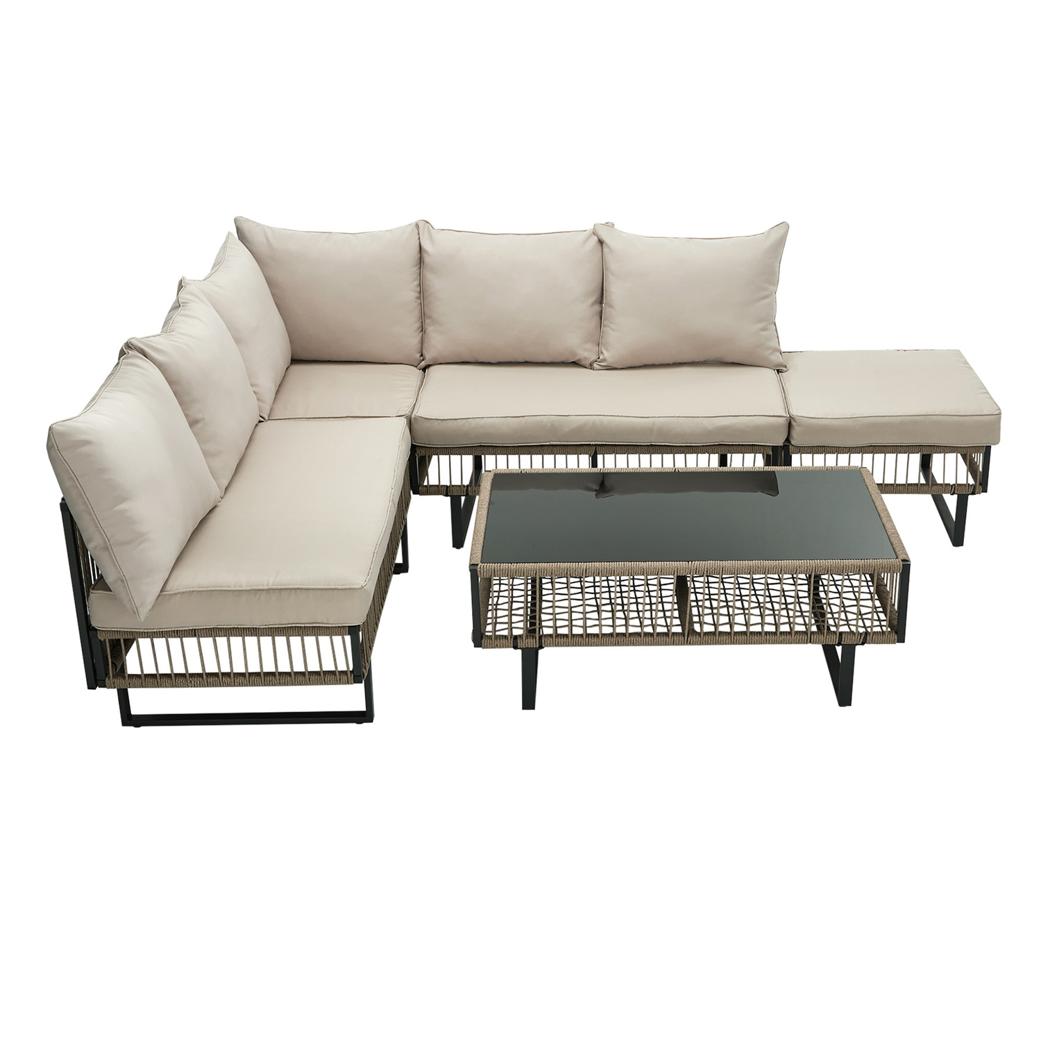 5 Seater Calais Outdoor Modular Lounge Set