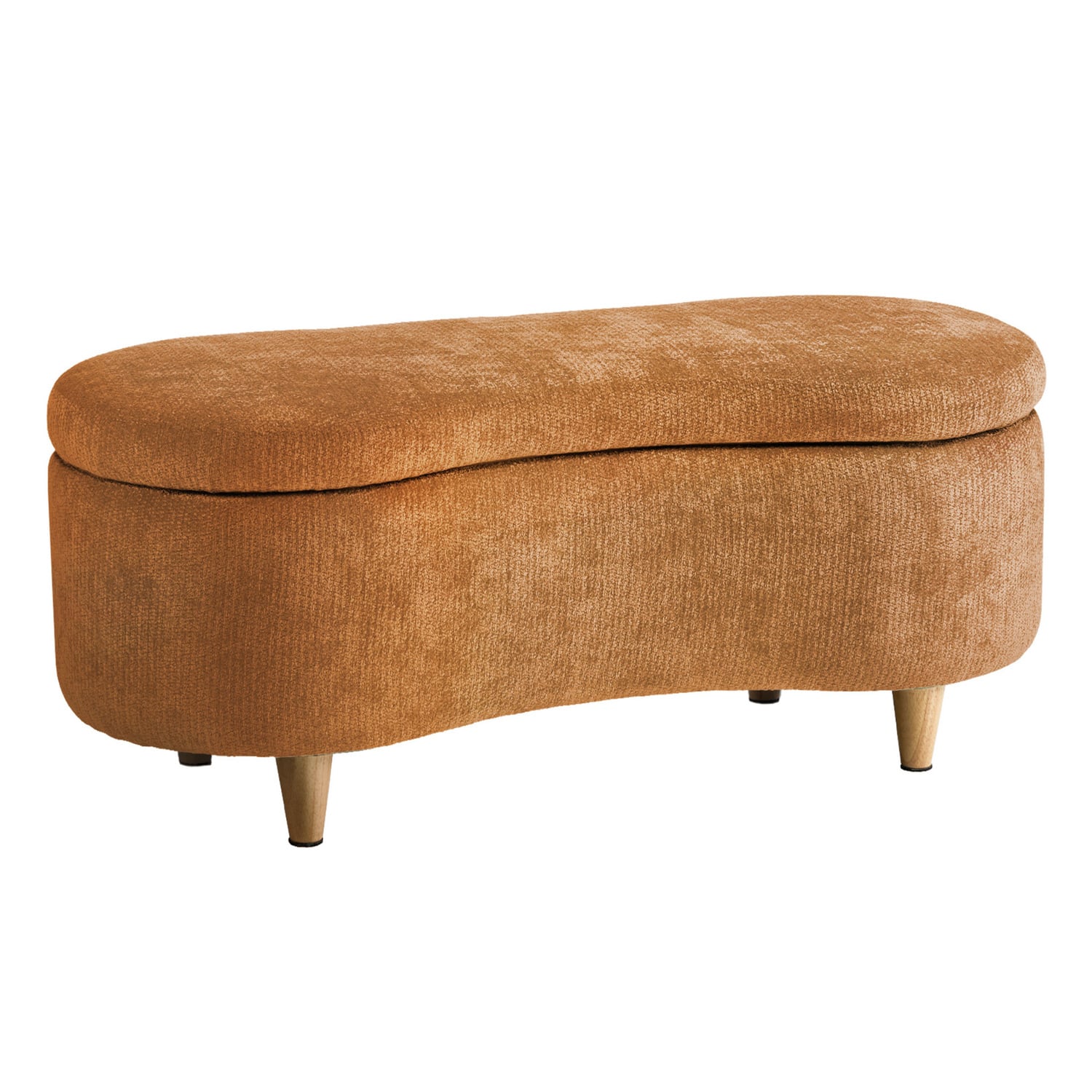 Olieri Chenille Storage Ottoman Bench