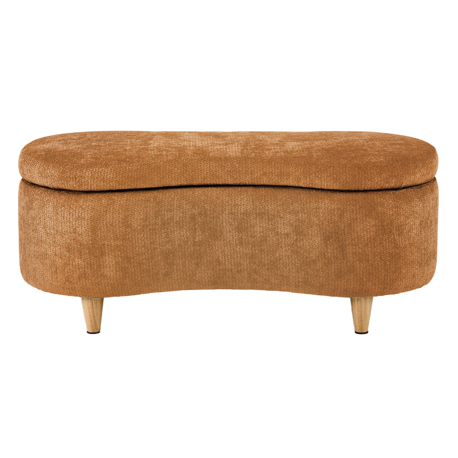 Olieri Chenille Storage Ottoman Bench