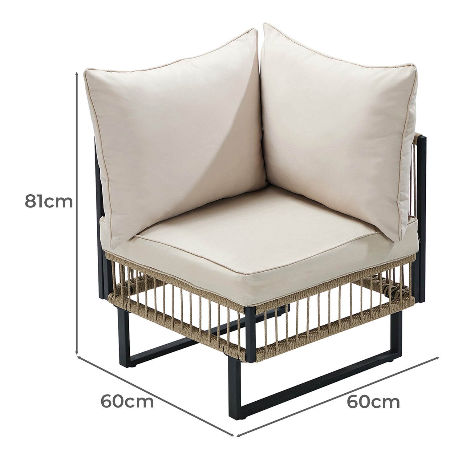 5 Seater Calais Outdoor Modular Lounge Set