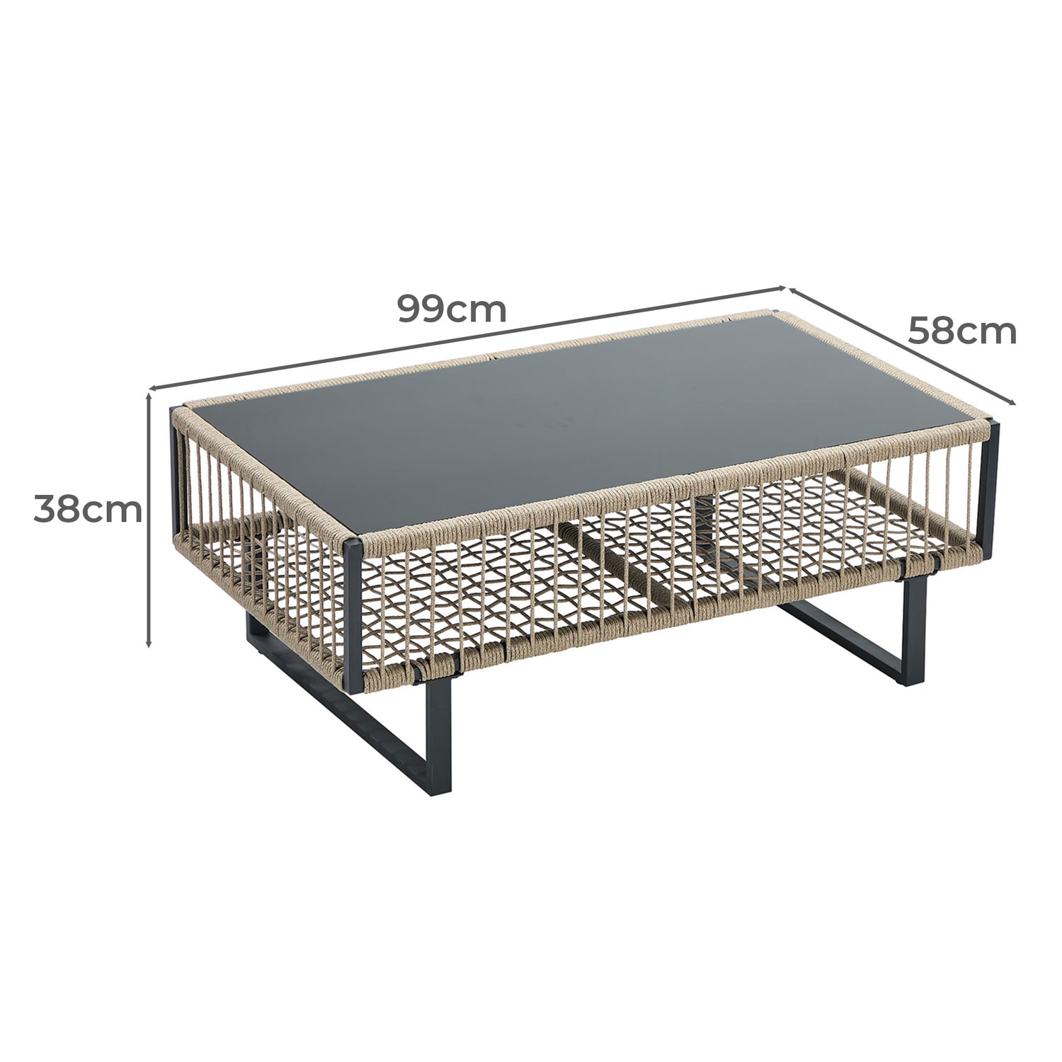 5 Seater Calais Outdoor Modular Lounge Set