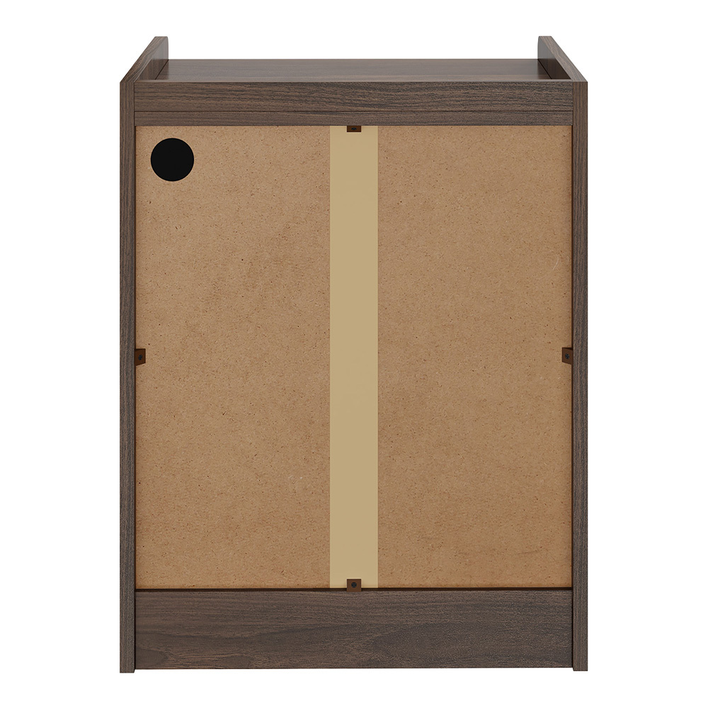 Jacobo 3 Drawer Bedside Table with AC Outlet & USB Port
