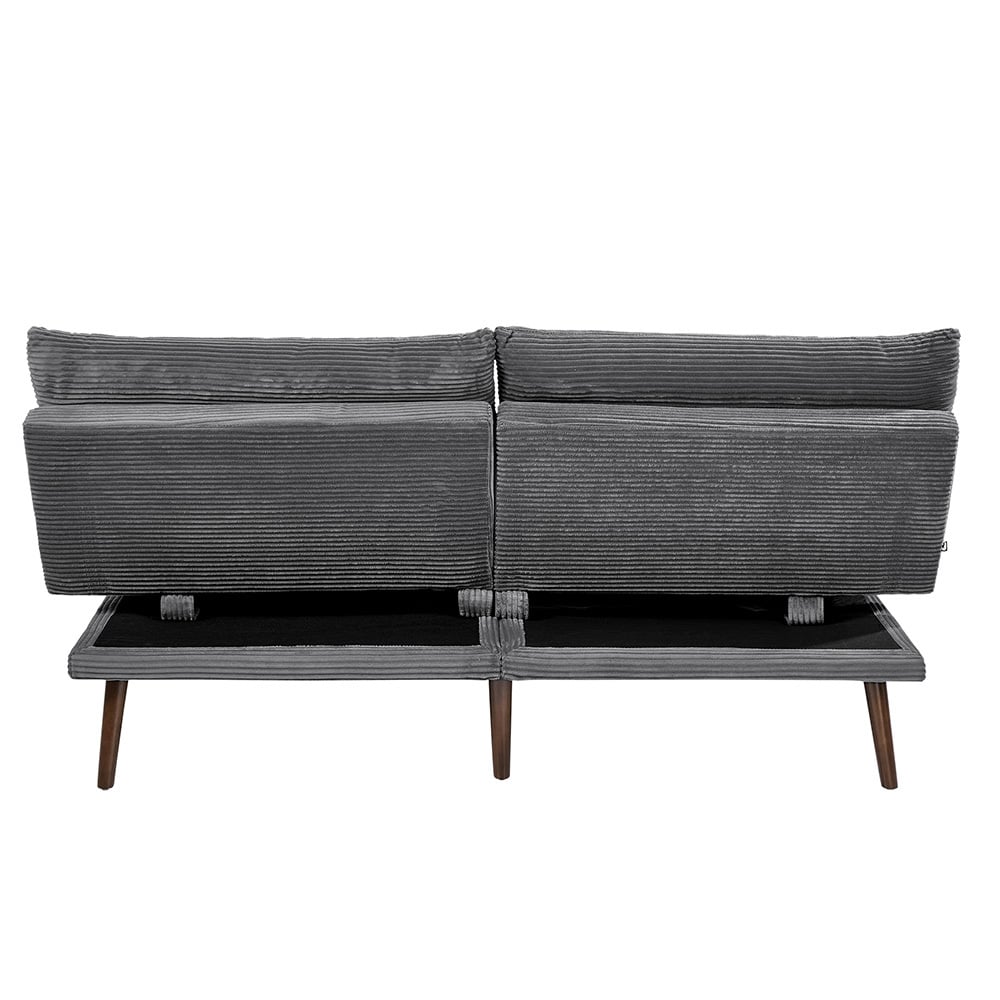 Maldeta 3 Seater Corduroy Sofa Bed