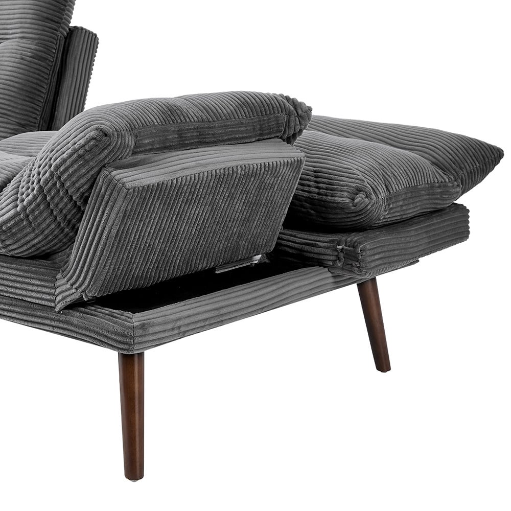 Maldeta 3 Seater Corduroy Sofa Bed