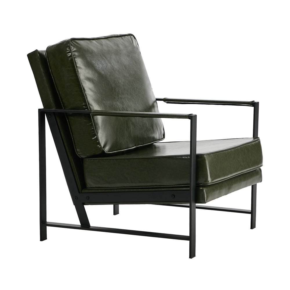 Kaeli Faux Leather Armchair
