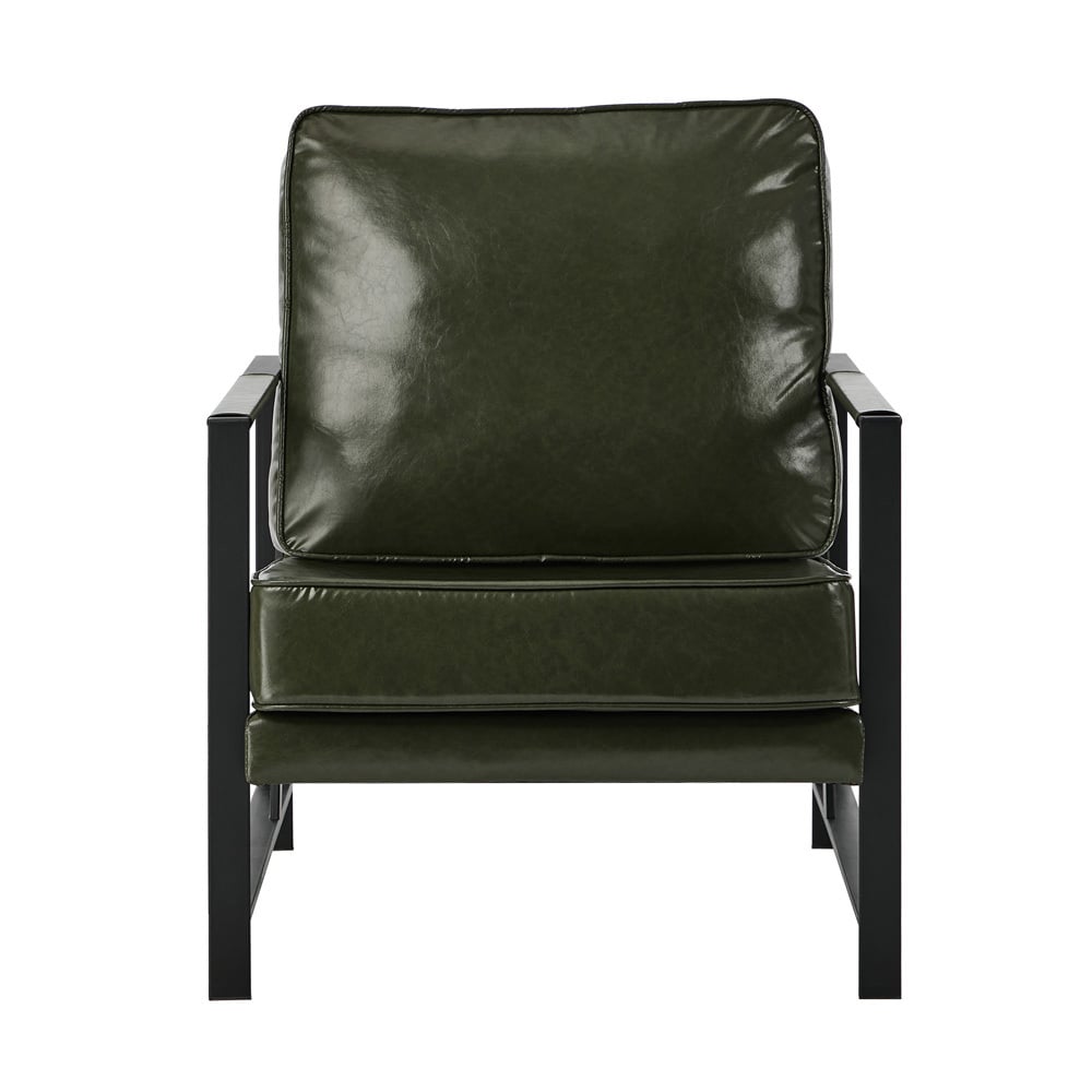 Kaeli Faux Leather Armchair